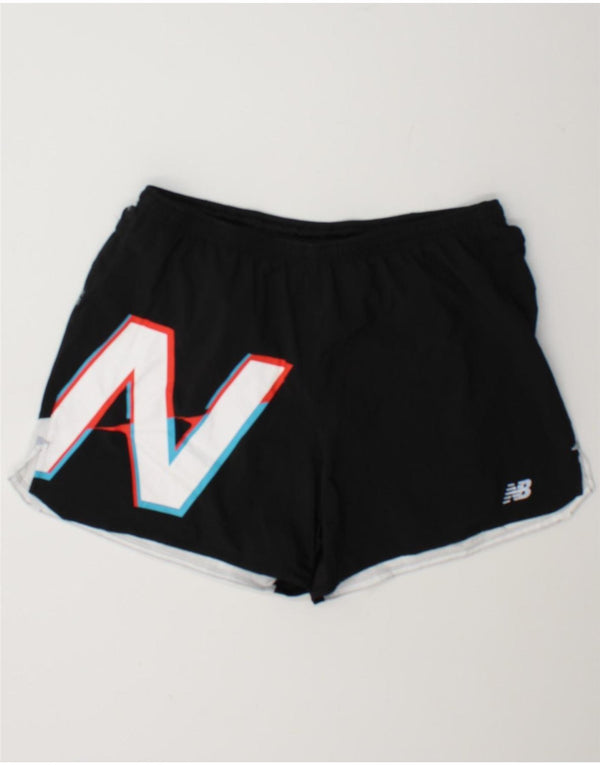 Pantaloncini sportivi grafici da uomo New Balance XL color block nero