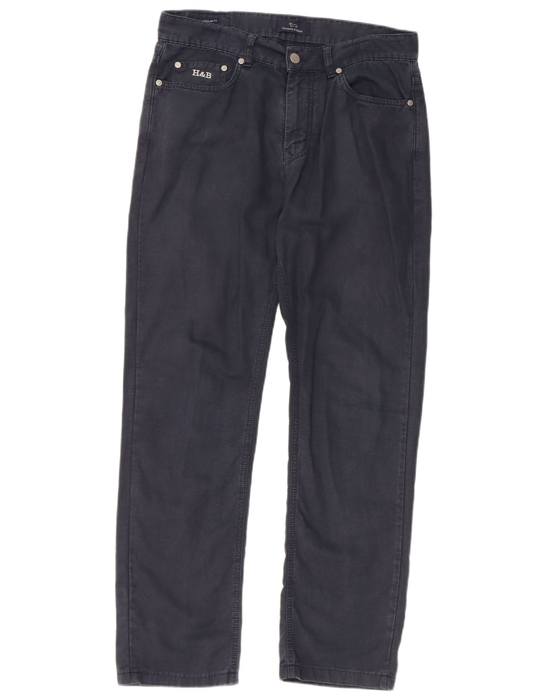 Pantaloni casual da uomo HARMONT & BLAINE IT 48 Medio W32 L30 Blu navy