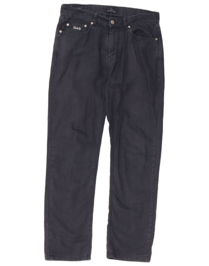Pantaloni casual da uomo HARMONT & BLAINE IT 48 Medio W32 L30 Blu navy