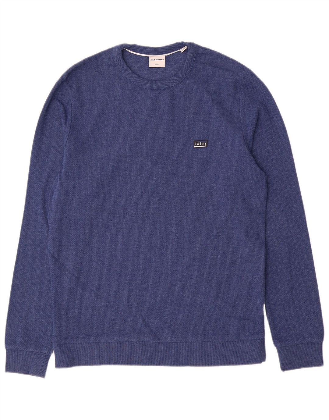 Felpa da uomo Jack & Jones in cotone blu medio