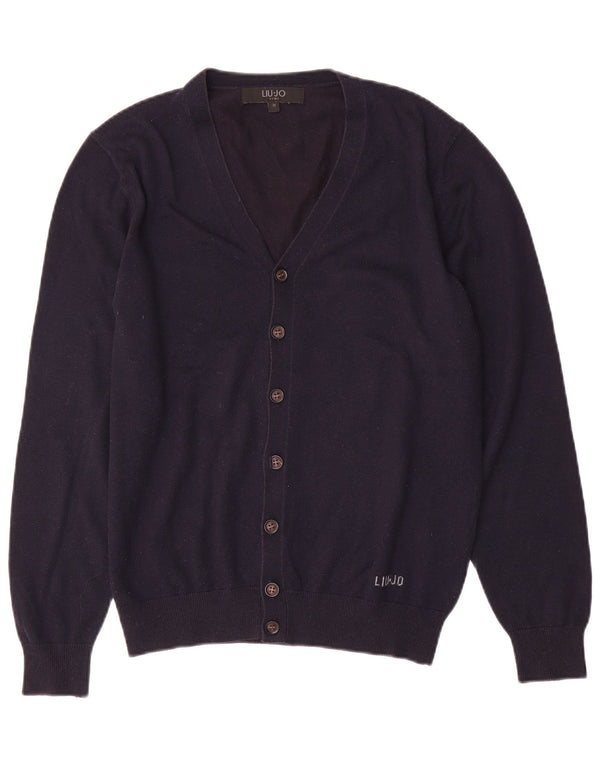 Maglione cardigan da uomo Liu Jo blu navy medio