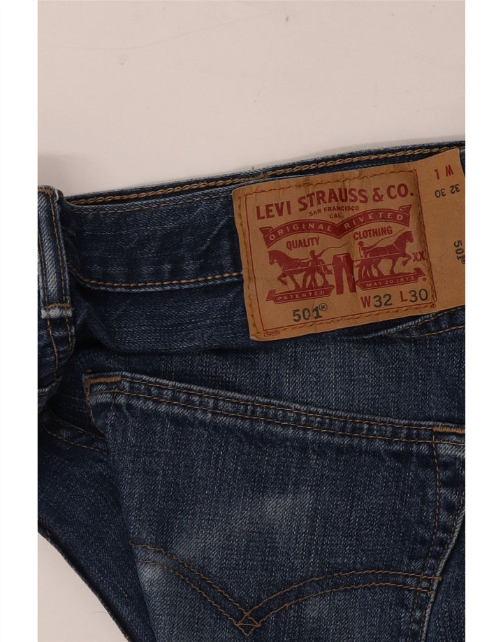 Levi's Uomo 501 Jeans dritti W32 L30 Blu