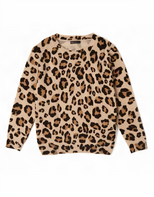Maglione maglione con scollo a barca da donna Marks & Spencer UK 12 medio bianco sporco