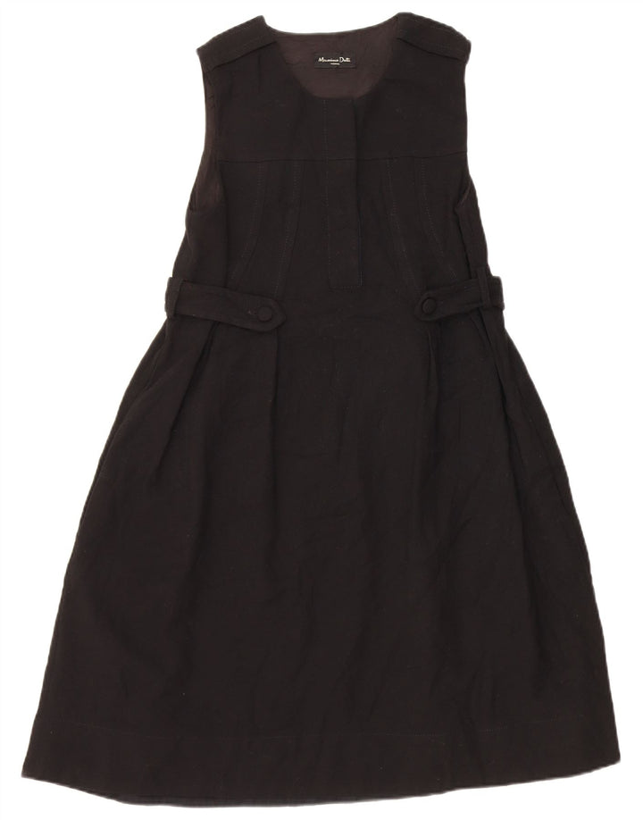 Abito a trapezio senza maniche da donna Massimo Dutti EU 38 piccolo in lana nera