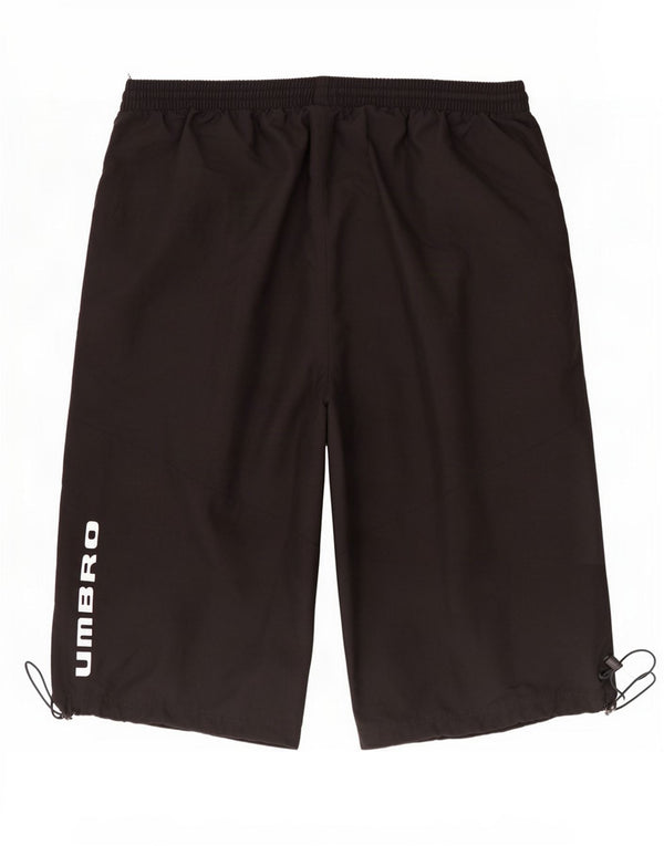 Pantaloncini sportivi Bermuda da uomo Umbro 2XL Poliestere nero