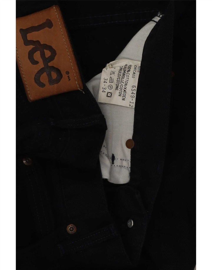 Jeans dritti da uomo Lee W34 L31 cotone blu navy