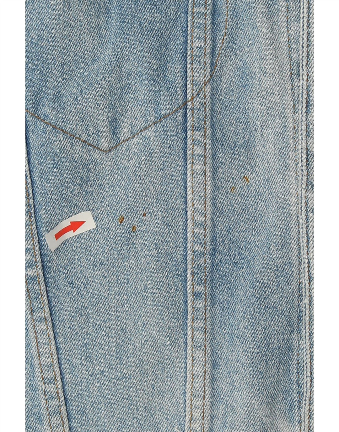 Giacca di jeans vintage da uomo UK 40 grande blu