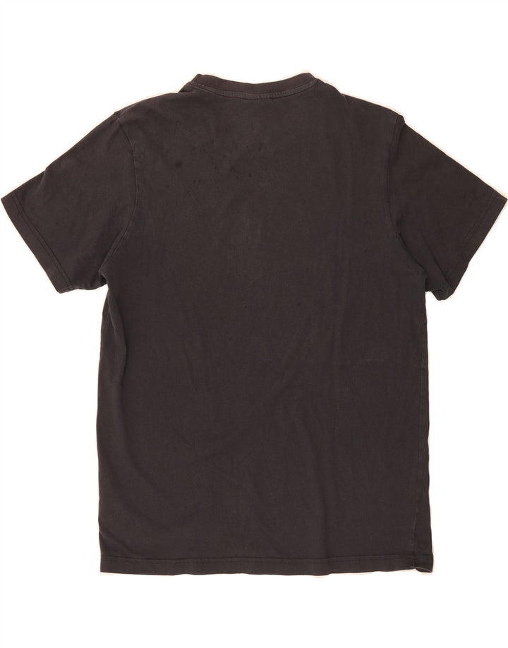 ADIDAS Mens Graphic T-Shirt Top Medium Black Cotton Vintage Adidas and Second-Hand Adidas from Messina Hembry 