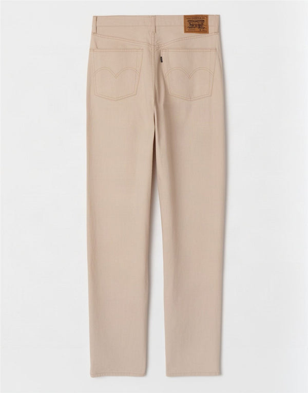 Jeans dritti da uomo Levi's W36 L34 cotone beige