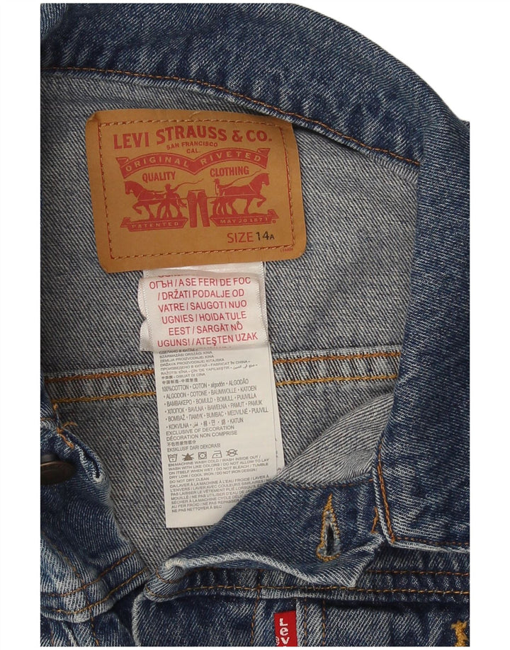 Giacca di jeans Levi's per ragazzi 13-14 anni in cotone blu