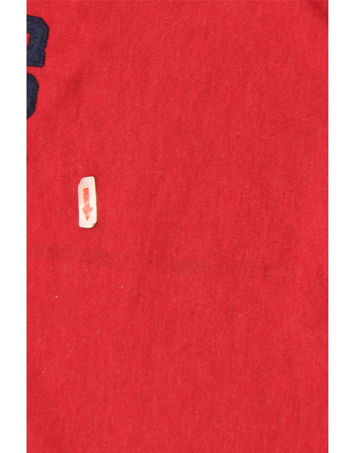 Felpa grafica da uomo Superdry Maglione grande cotone rosso