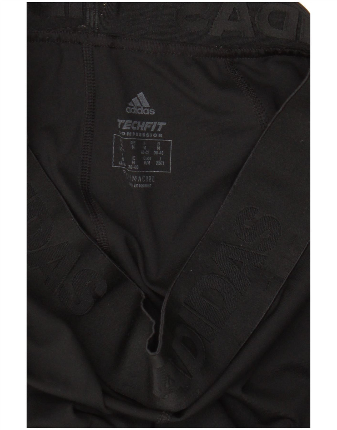 Leggings grafici Adidas da donna UK 12/14 medio nero