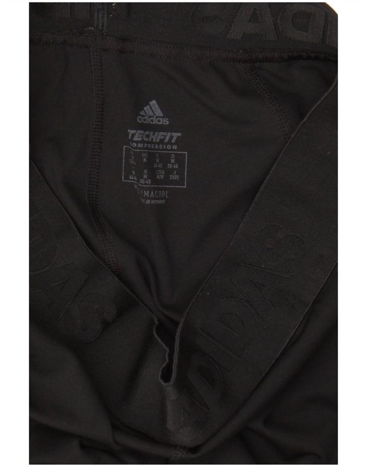 Leggings grafici Adidas da donna UK 12/14 medio nero