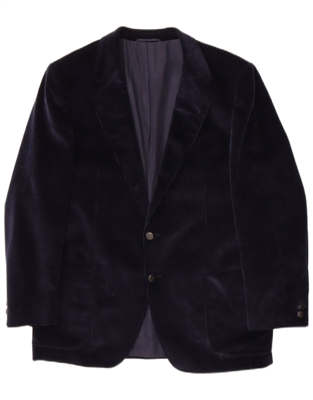 Roy Robson Giacca da uomo in velluto a coste a 2 bottoni UK 38 Medio Blu Navy