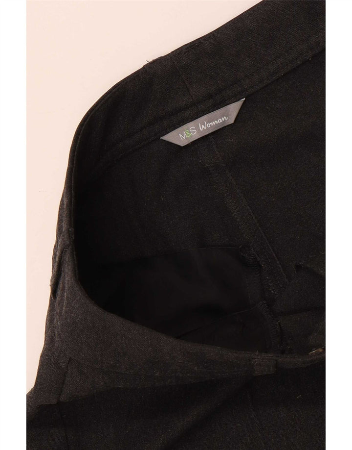 Pantaloni casual dritti da donna Marks & Spencer W32 L29 Grigi