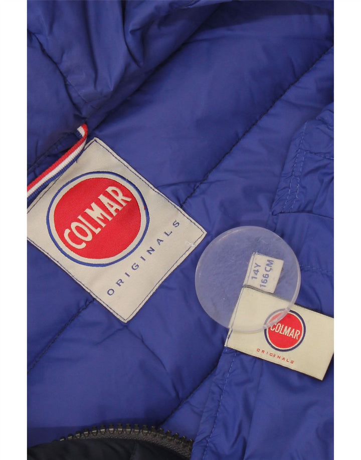 Giacca imbottita con cappuccio Colmar per ragazzi 13-14 anni blu navy