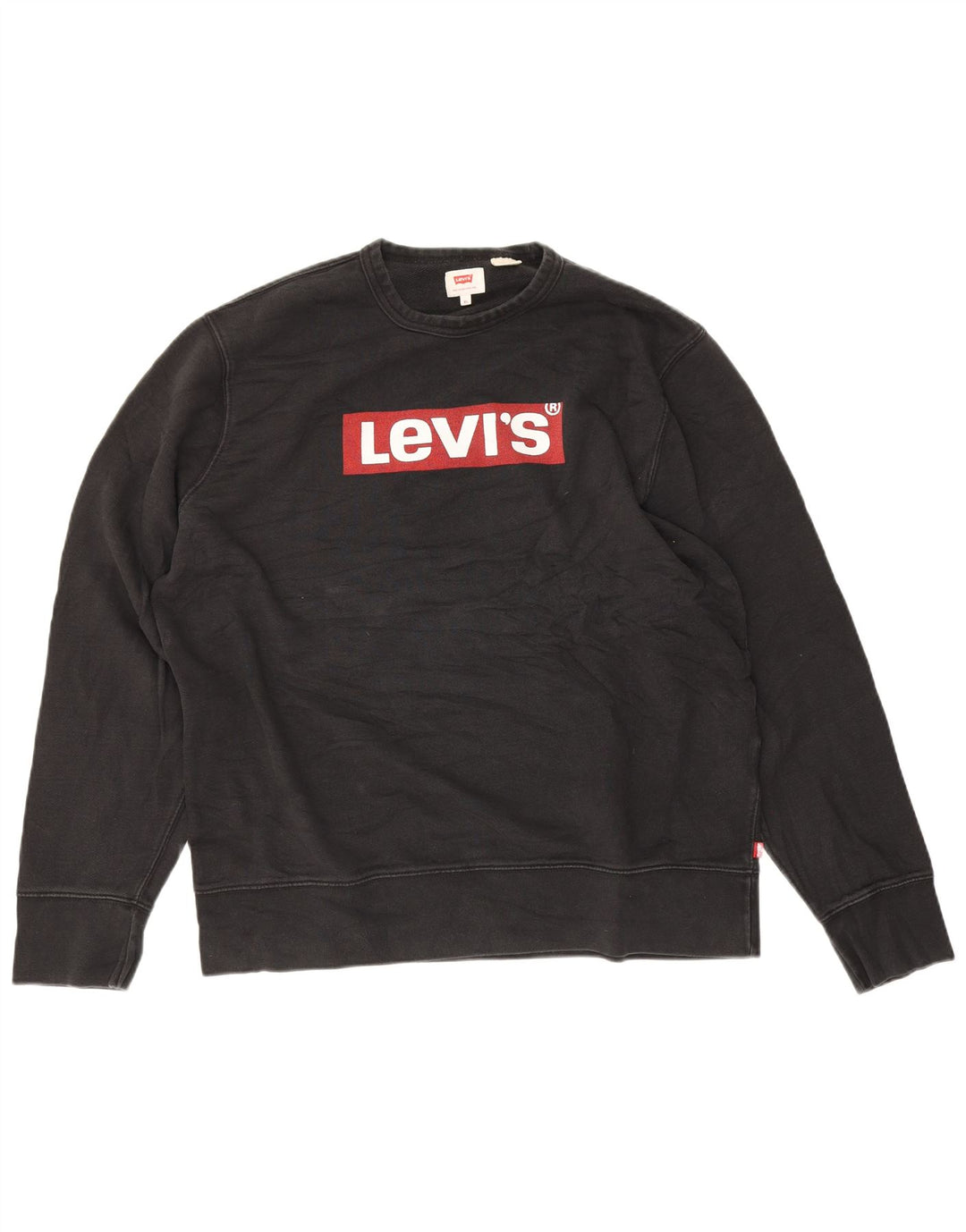 Felpa grafica da uomo LEVI'S, XL, cotone nero
