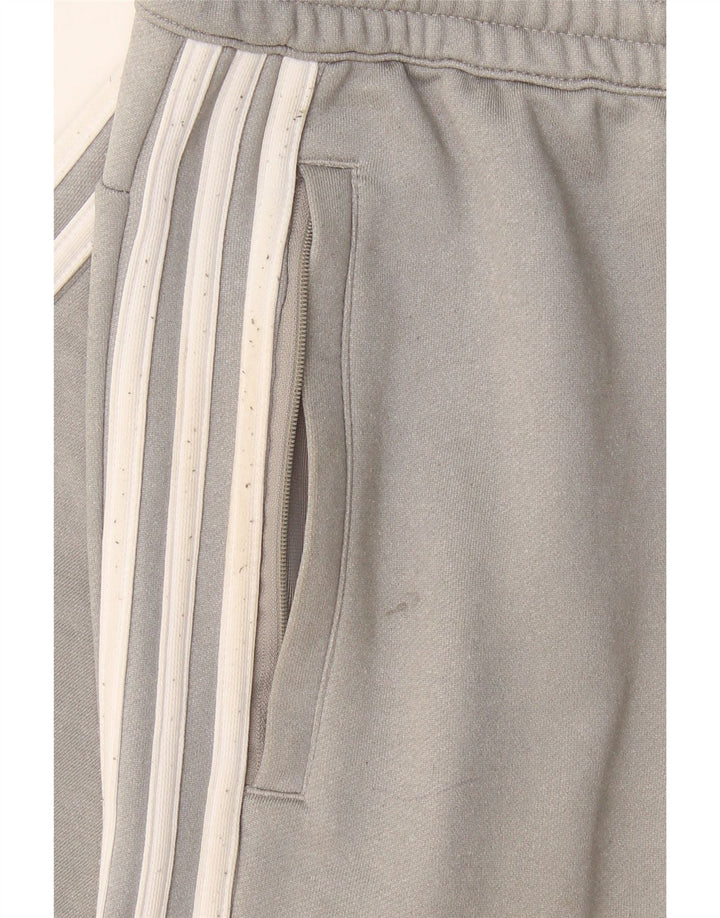 Pantaloni da tuta da uomo Adidas Joggers grandi in poliestere grigio
