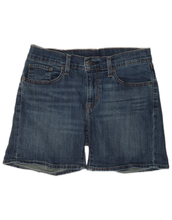 Pantaloncini di jeans da donna Levi's W28 cotone blu medio