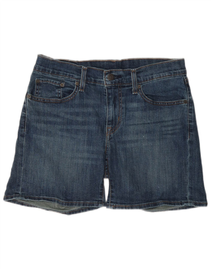 Pantaloncini di jeans da donna Levi's W28 cotone blu medio