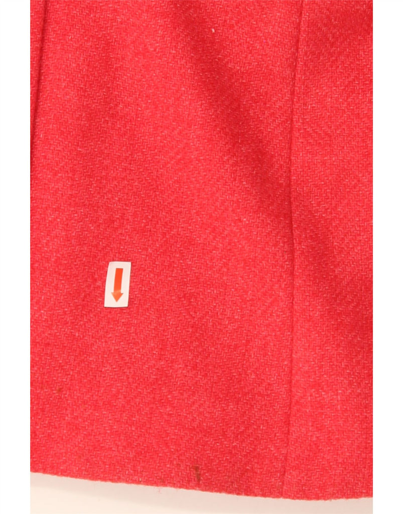AVOCA Womens Overcoat US 2 XS Red Wool Vintage Avoca and Second-Hand Avoca from Messina Hembry 