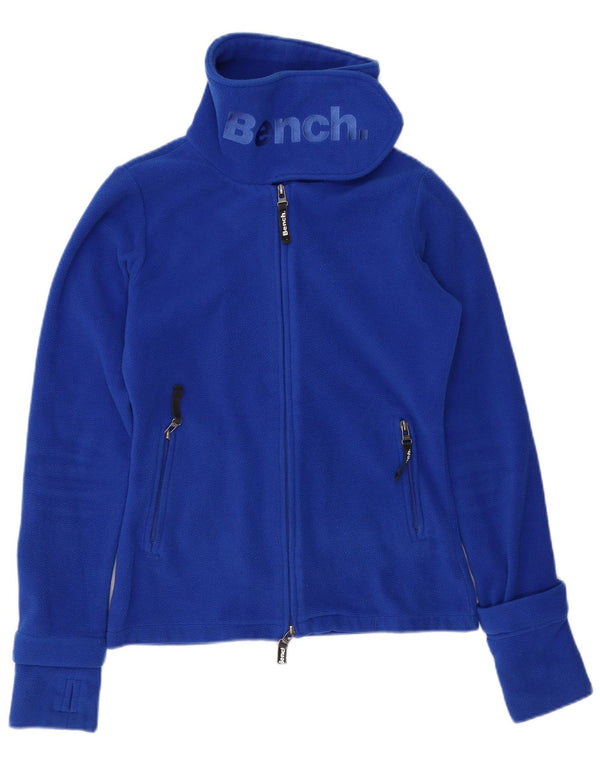 Giacca in pile grafica da donna BENCH UK 14 Poliestere blu medio