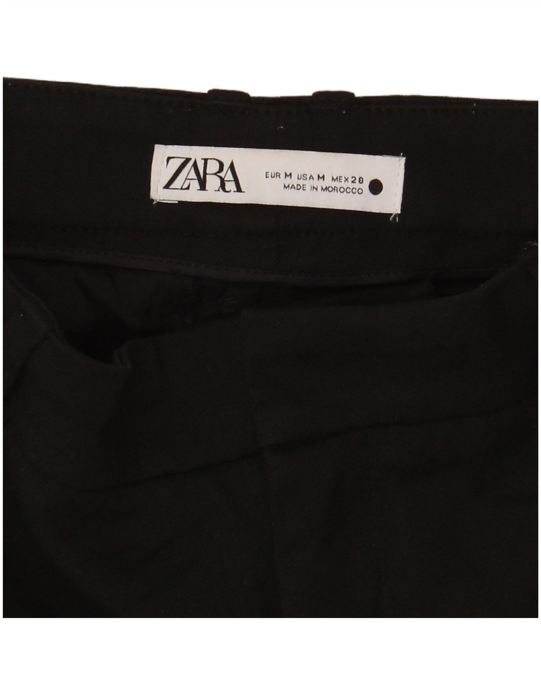 Pantaloni da abito slim Zara da donna medi W28 L30 neri