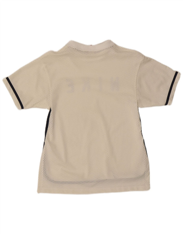 T-shirt grafica da uomo Nike Top piccola sportiva in poliestere bianco