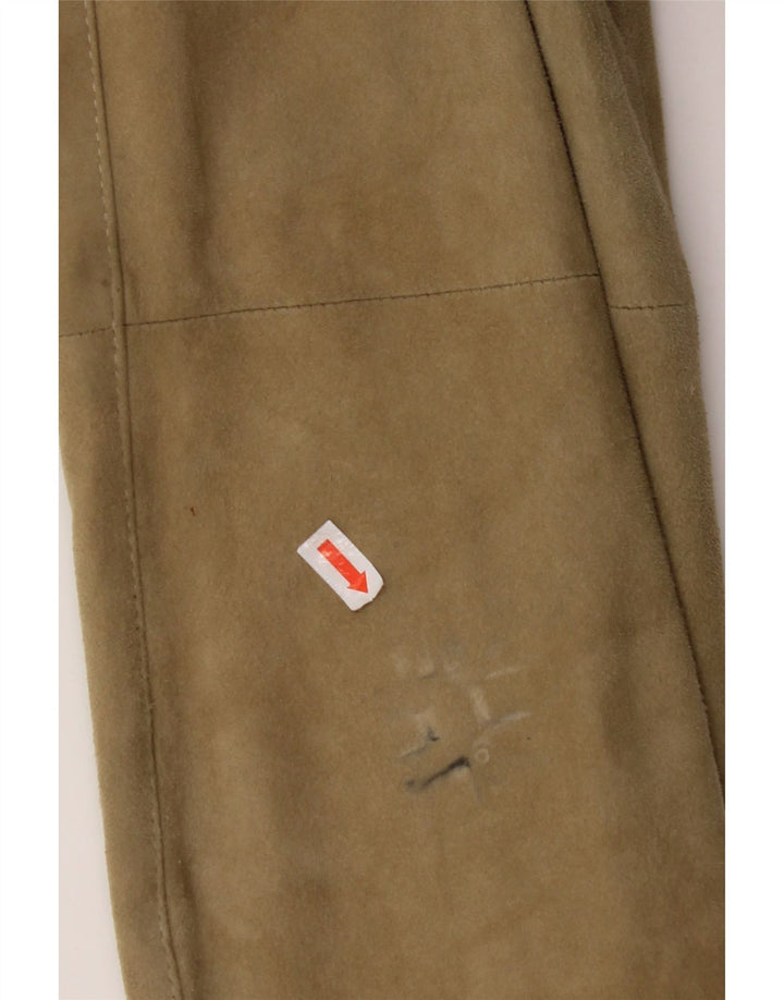 Giubbotto bomber in pelle scamosciata da uomo VINTAGE IT 48 Beige medio