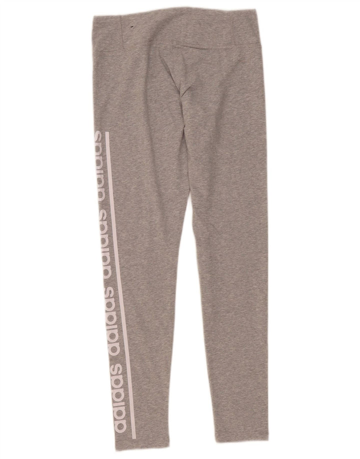 Leggings Adidas Climalite Graphic da donna UK 12/14 Cotone grigio medio