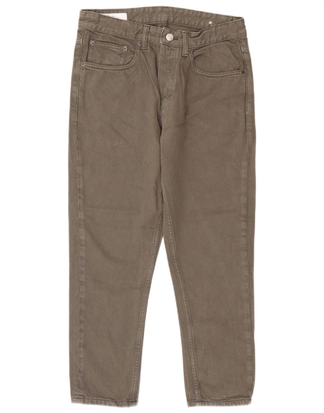 Jeans corti da uomo Zara EU 40 medio W31 L26 grigio