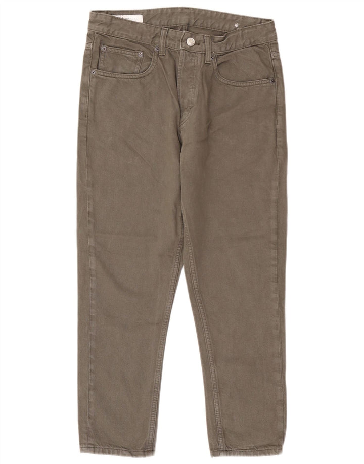 Jeans corti da uomo Zara EU 40 medio W31 L26 grigio