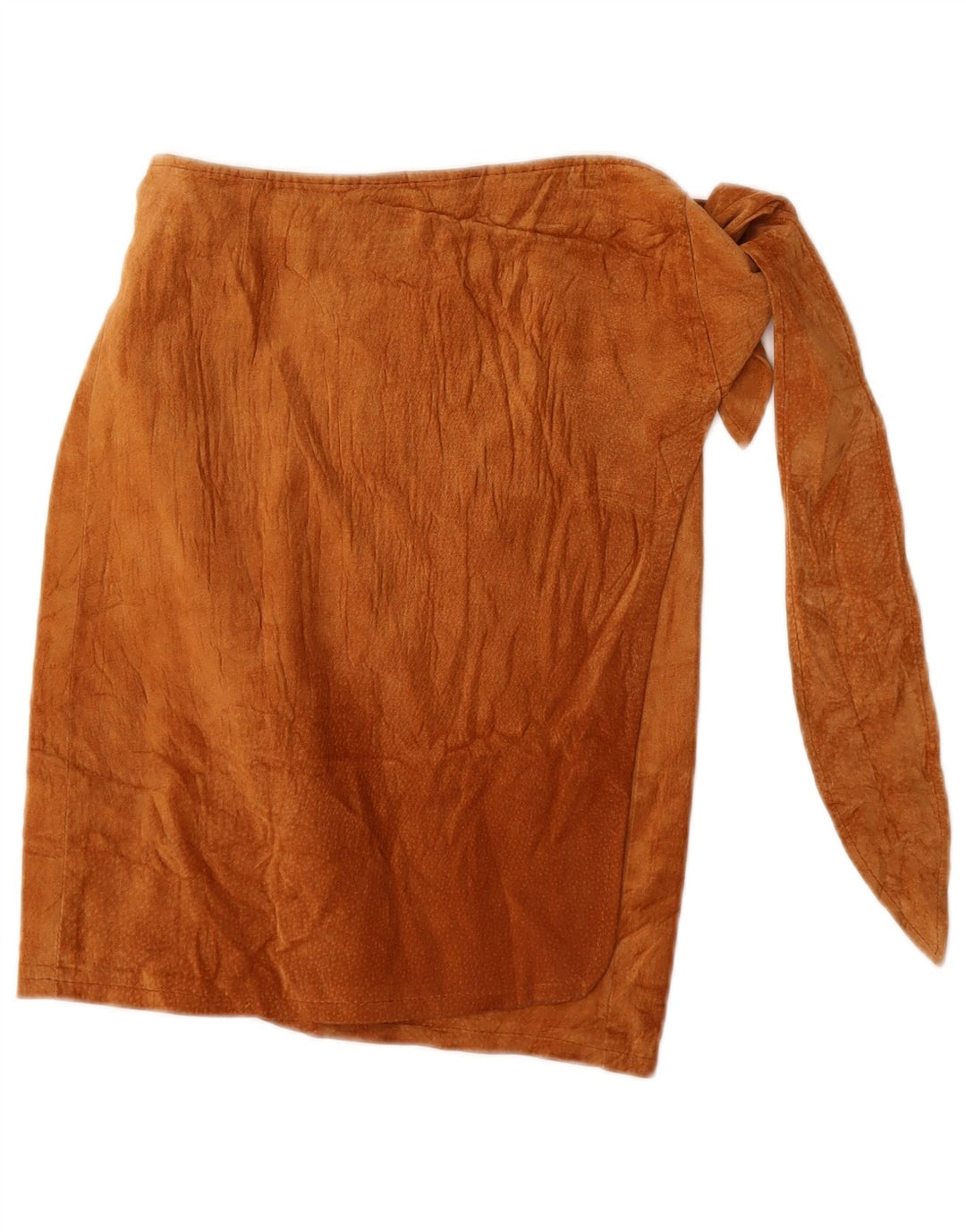 Gonna a portafoglio vintage in pelle scamosciata da donna W25 XS Beige