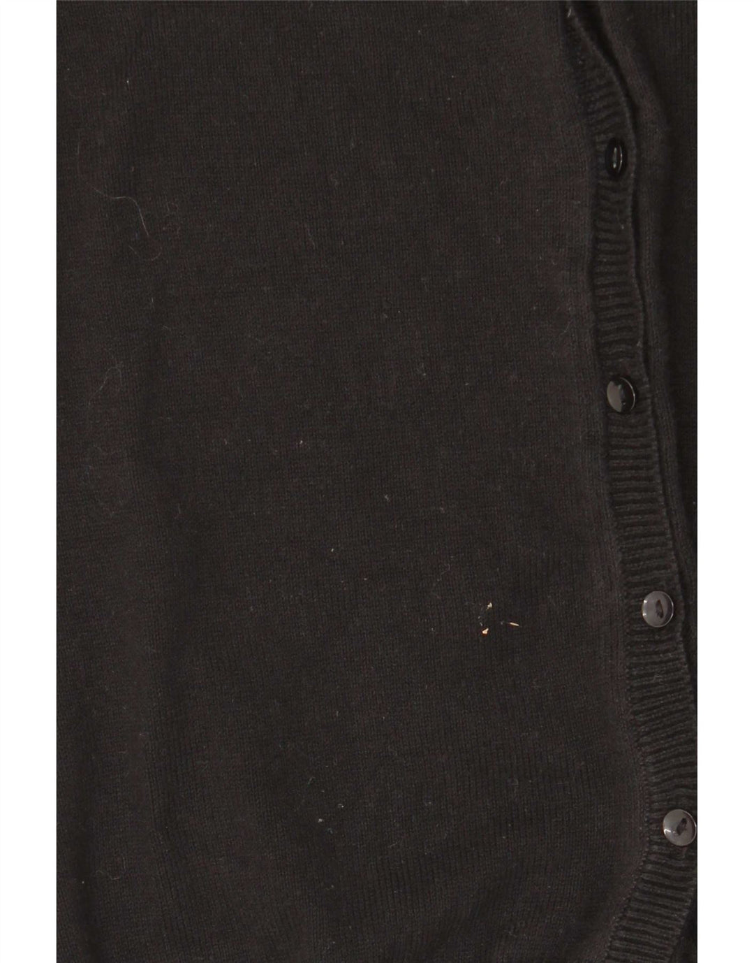 Maglione cardigan da donna Zara UK 12 cotone nero medio