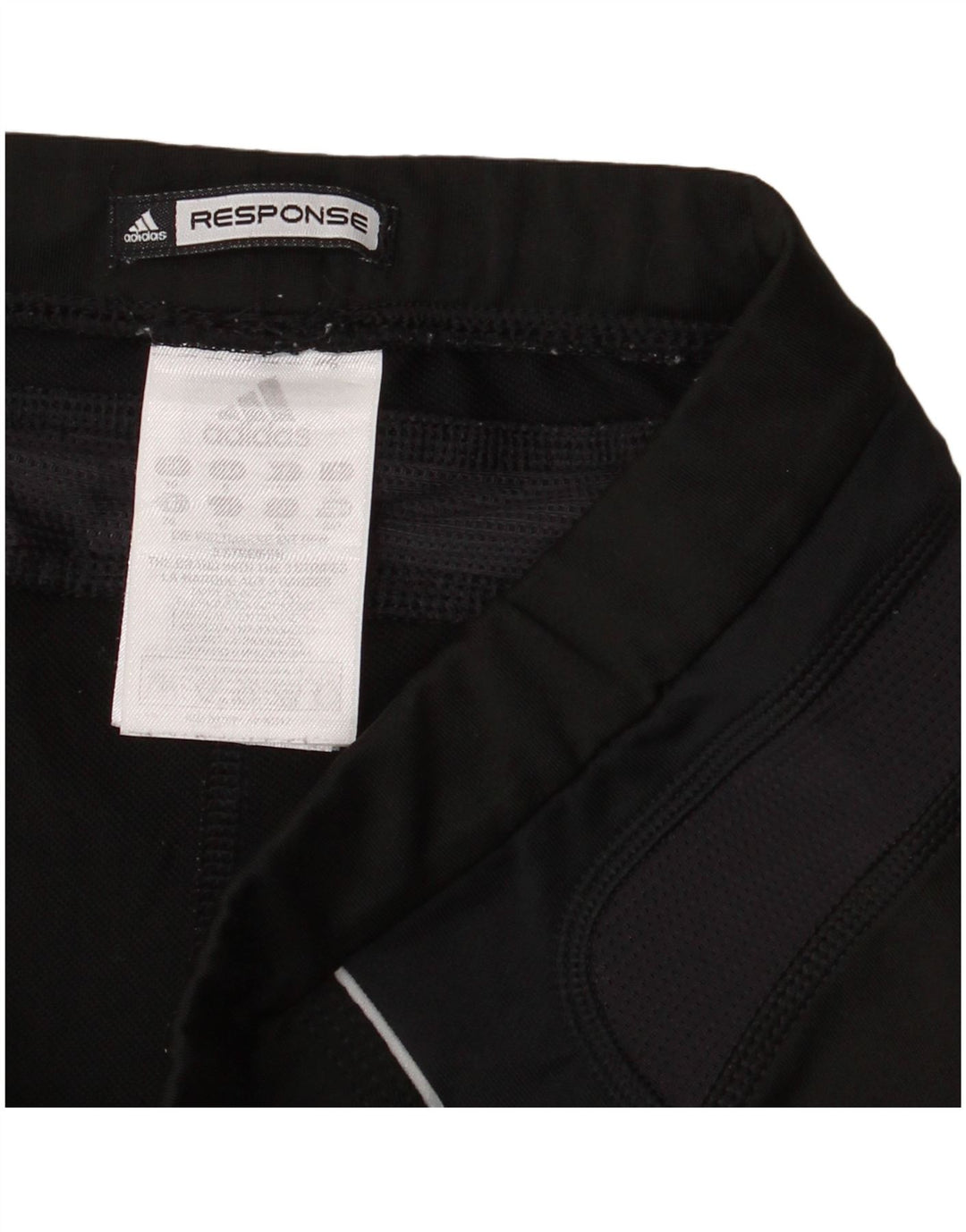 Leggings Capri da donna Adidas UK 10 piccoli poliestere nero