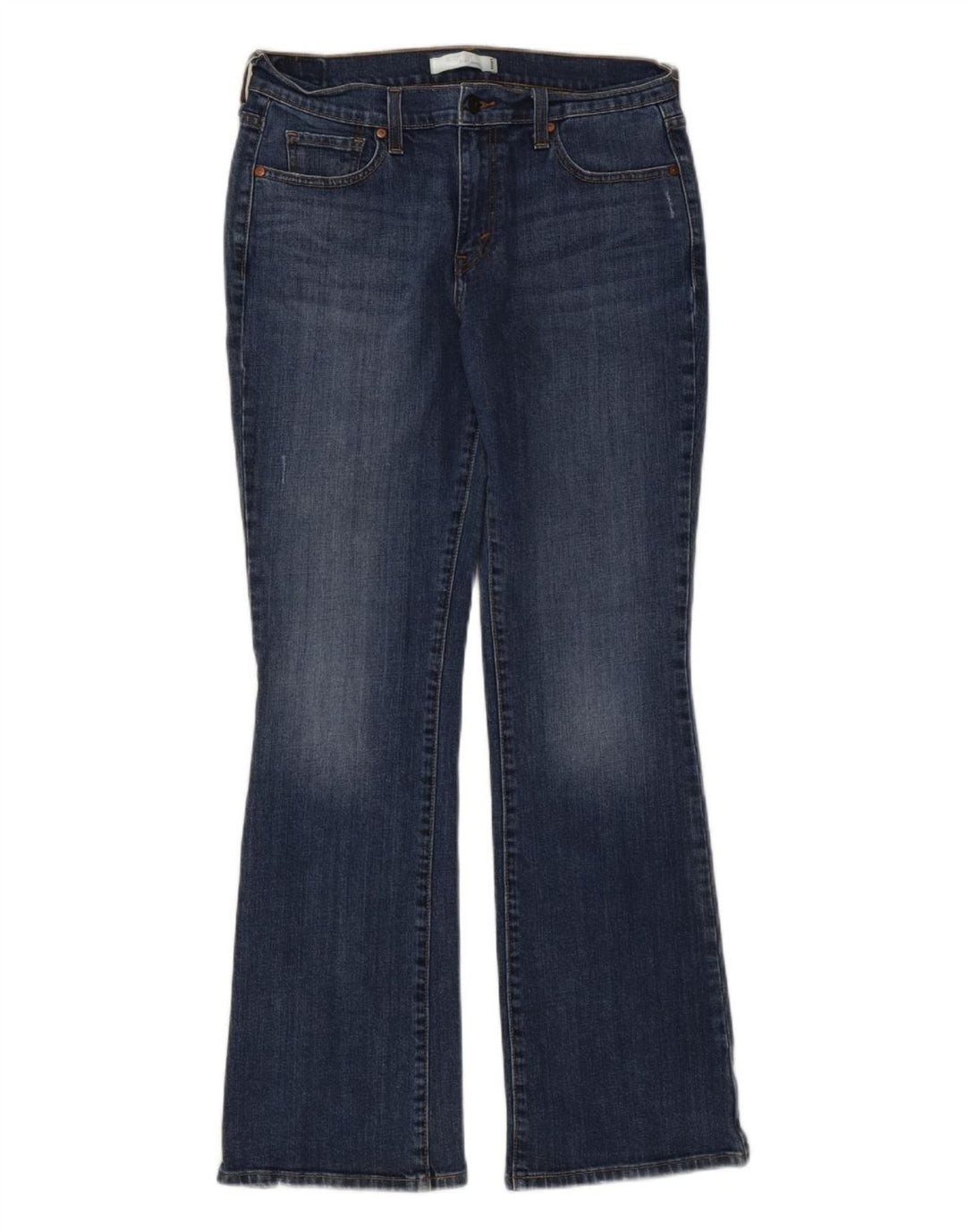 LEVI'S Jeans 515 Bootcut da donna US 10 Large W32 L31 Cotone blu
