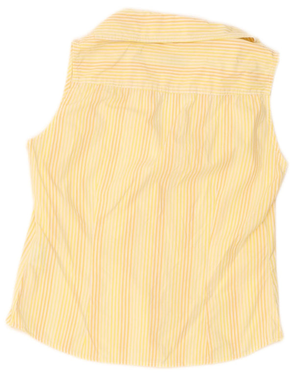 Camicia senza maniche da donna Henry Cottons IT 42 a righe gialle medie