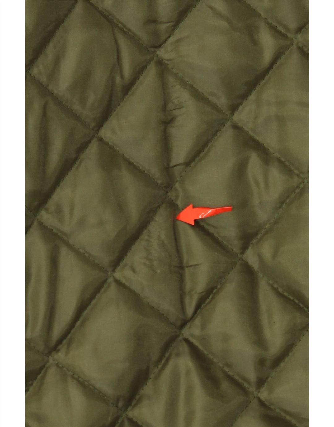 Giacca trapuntata da uomo VINTAGE UK 42 XL Poliestere kaki