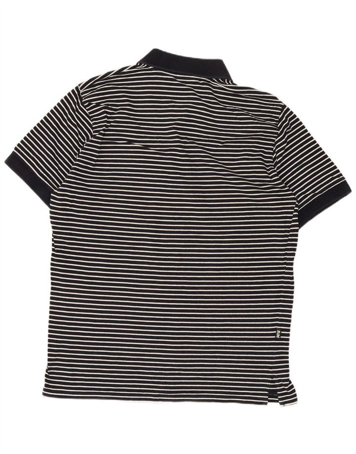 Polo da uomo Franklin & Marshall a righe medie blu navy