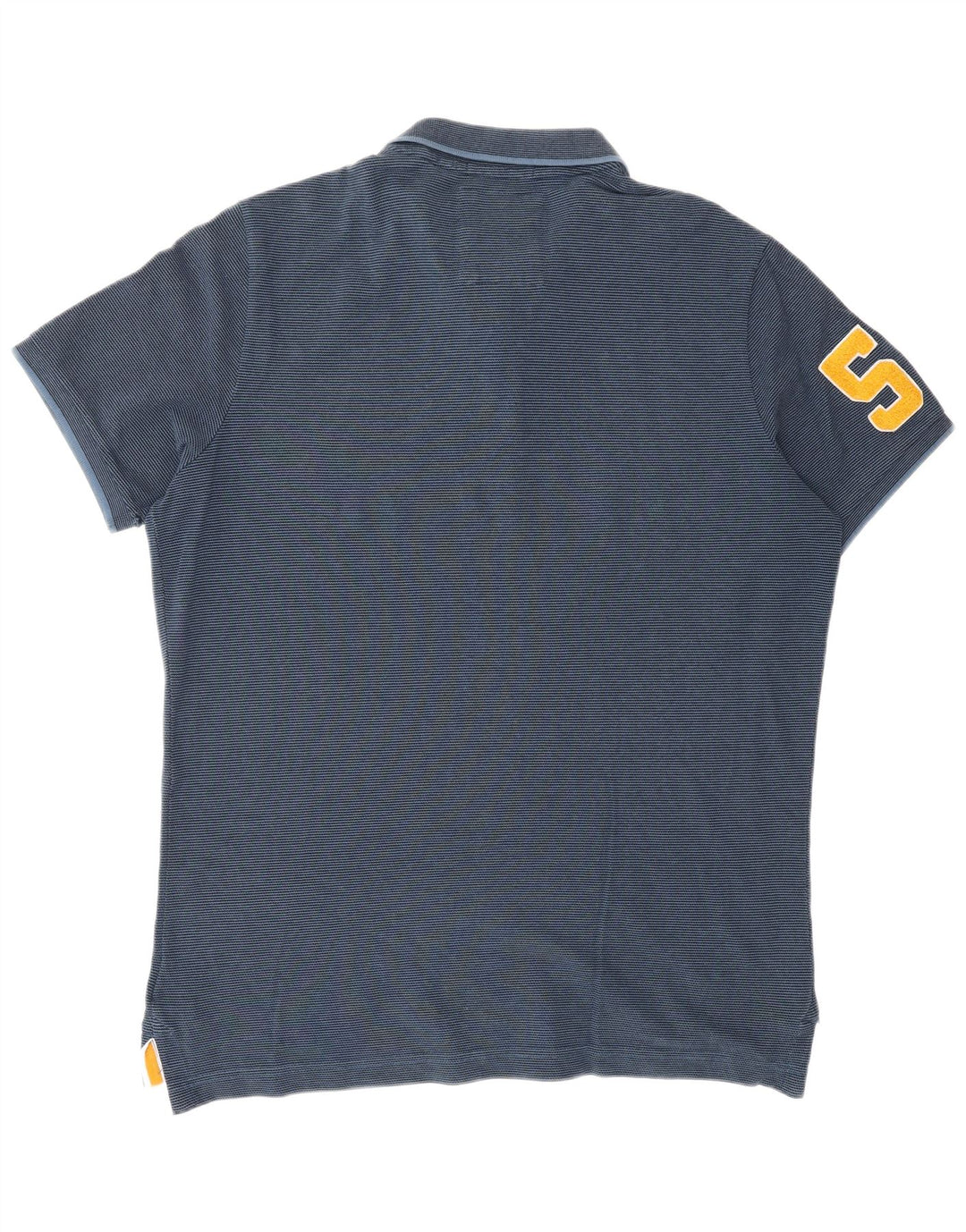 Polo grafica da uomo SUPERDRY The Classic Polo 3XL blu navy gessato