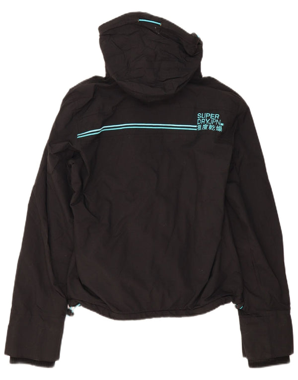 Giacca a vento oversize da donna SUPERDRY UK 10 piccola nera