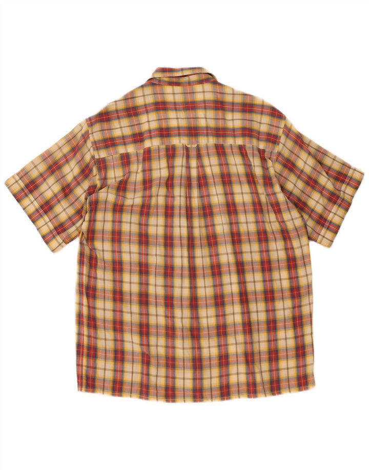 Camicia Trussardi Uomo Manica Corta Check Medio Multicolore