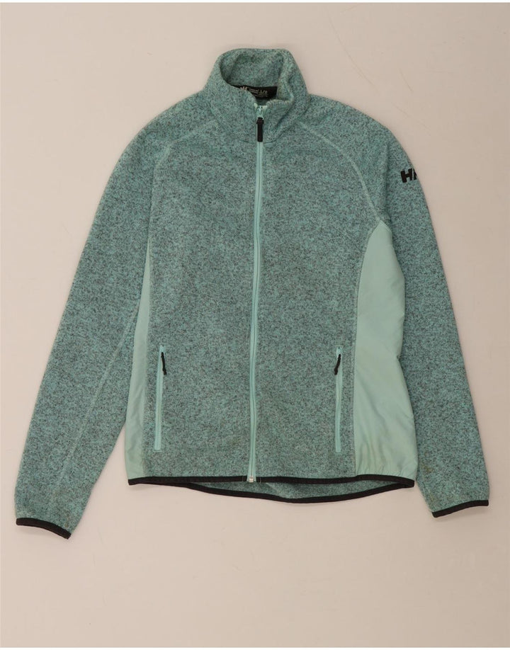Giacca da tuta da donna HELLY HANSEN UK 14 Large Green Colourblock