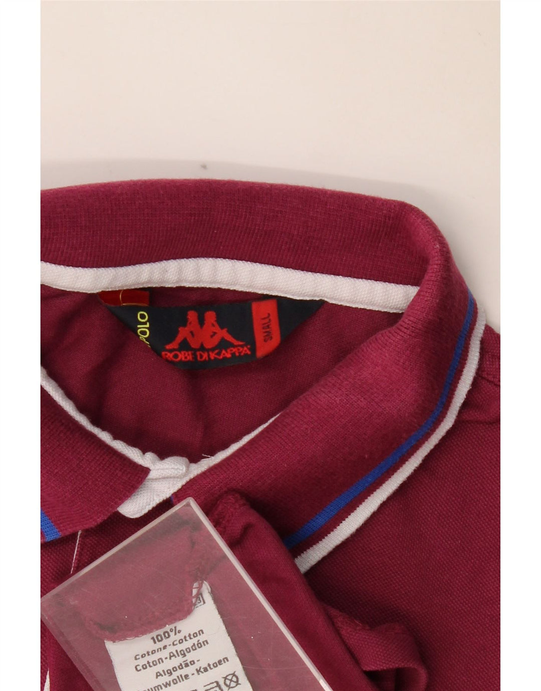 Polo Uomo KAPPA Piccola Bordeaux In Cotone