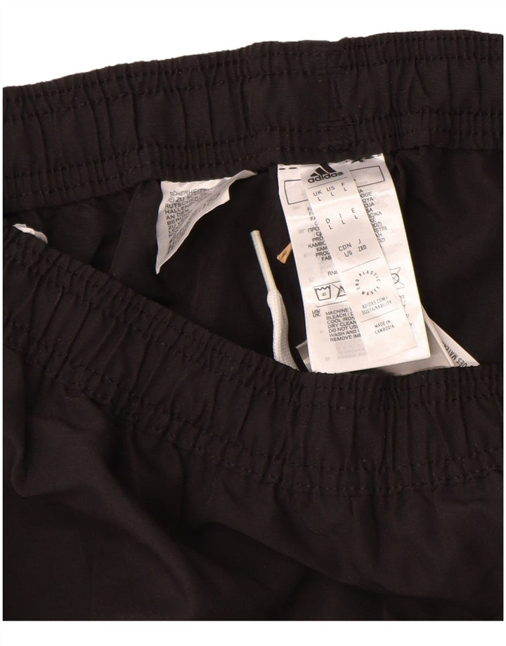 Pantaloni da tuta Adidas Aeroready da uomo grandi in poliestere nero