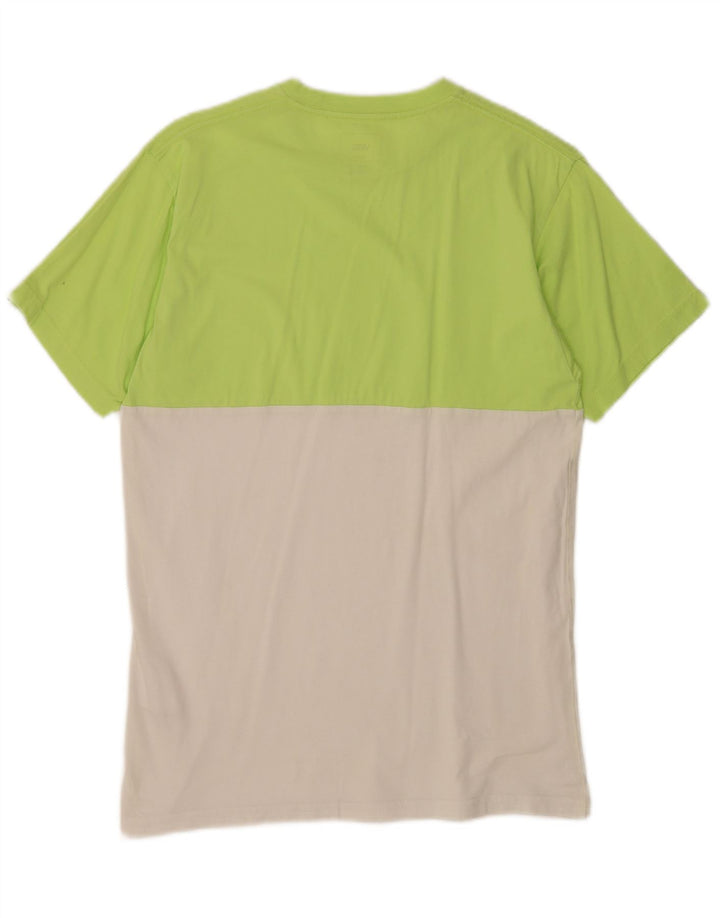 T-shirt da uomo Vans Classic Fit, top in cotone color block verde medio