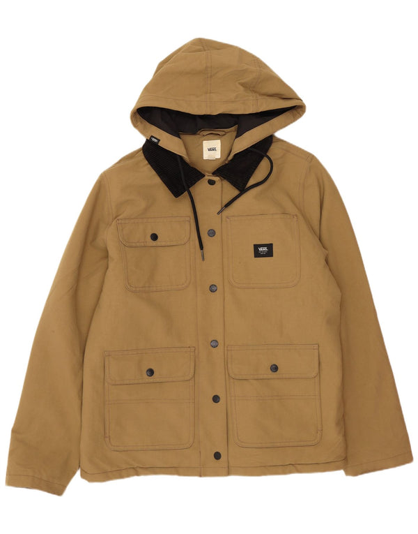 Giacca utility oversize con cappuccio da donna Vans UK 10 piccola in nylon marrone