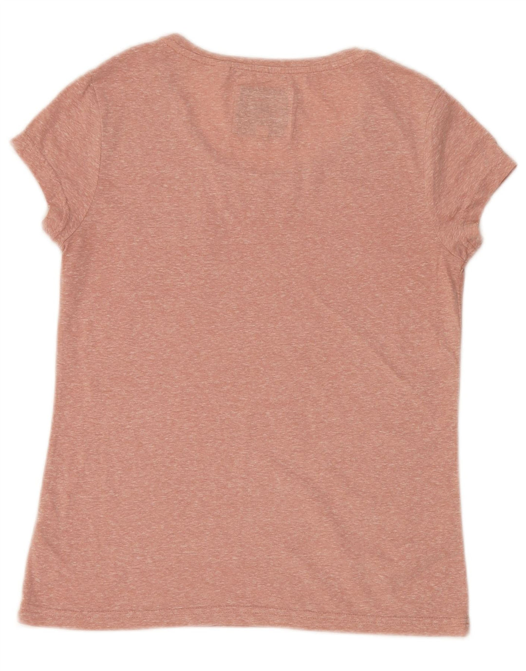 JACK WILLS T-shirt da donna Top UK 6 XS Poliestere chiazzato rosa