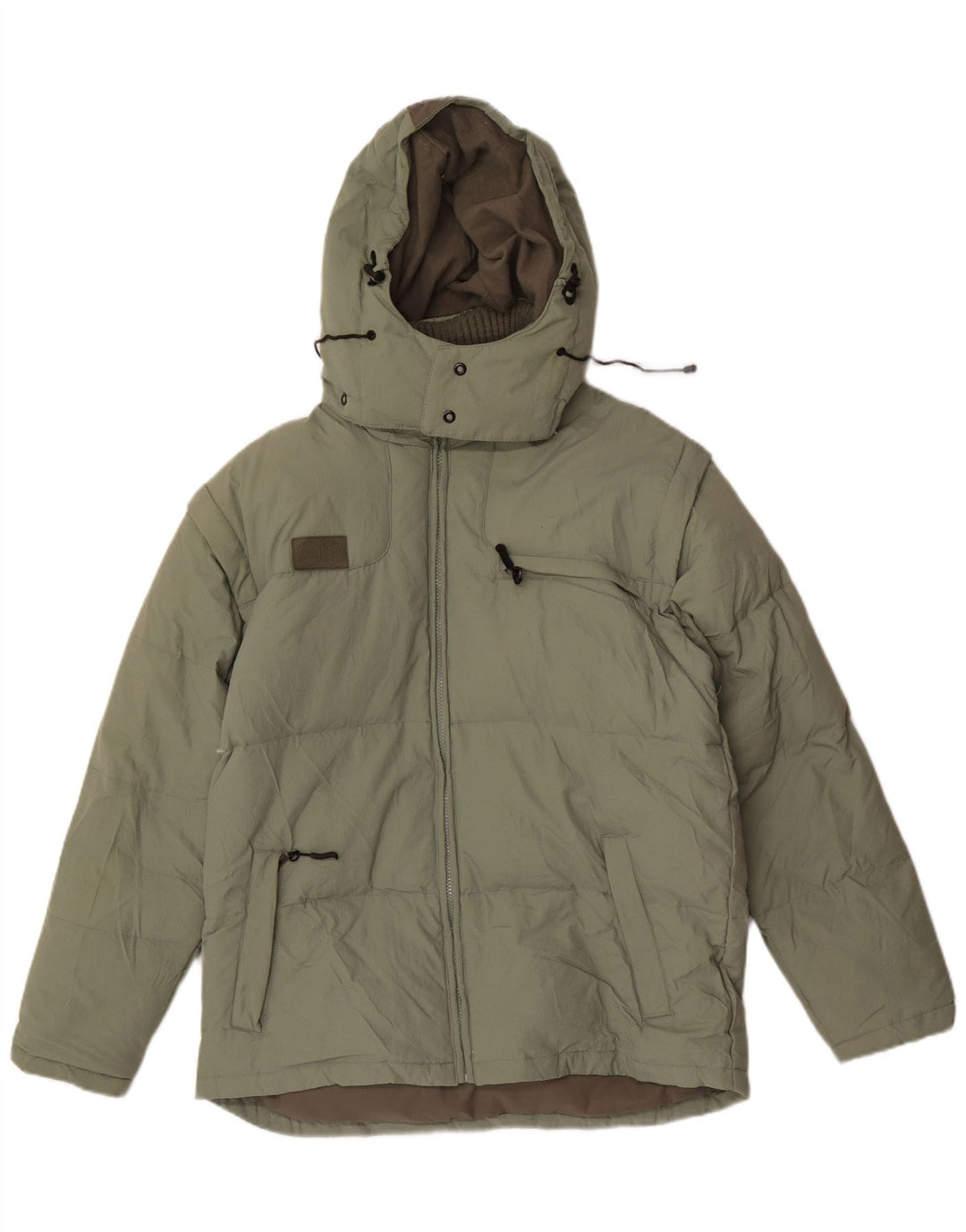 Giacca imbottita con cappuccio Fila da uomo UK 36 Small Verde Poliestere