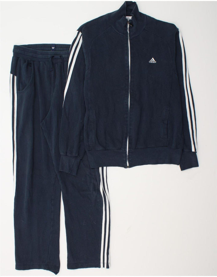 Tuta intera da uomo Adidas UK 38/40 medio cotone blu navy